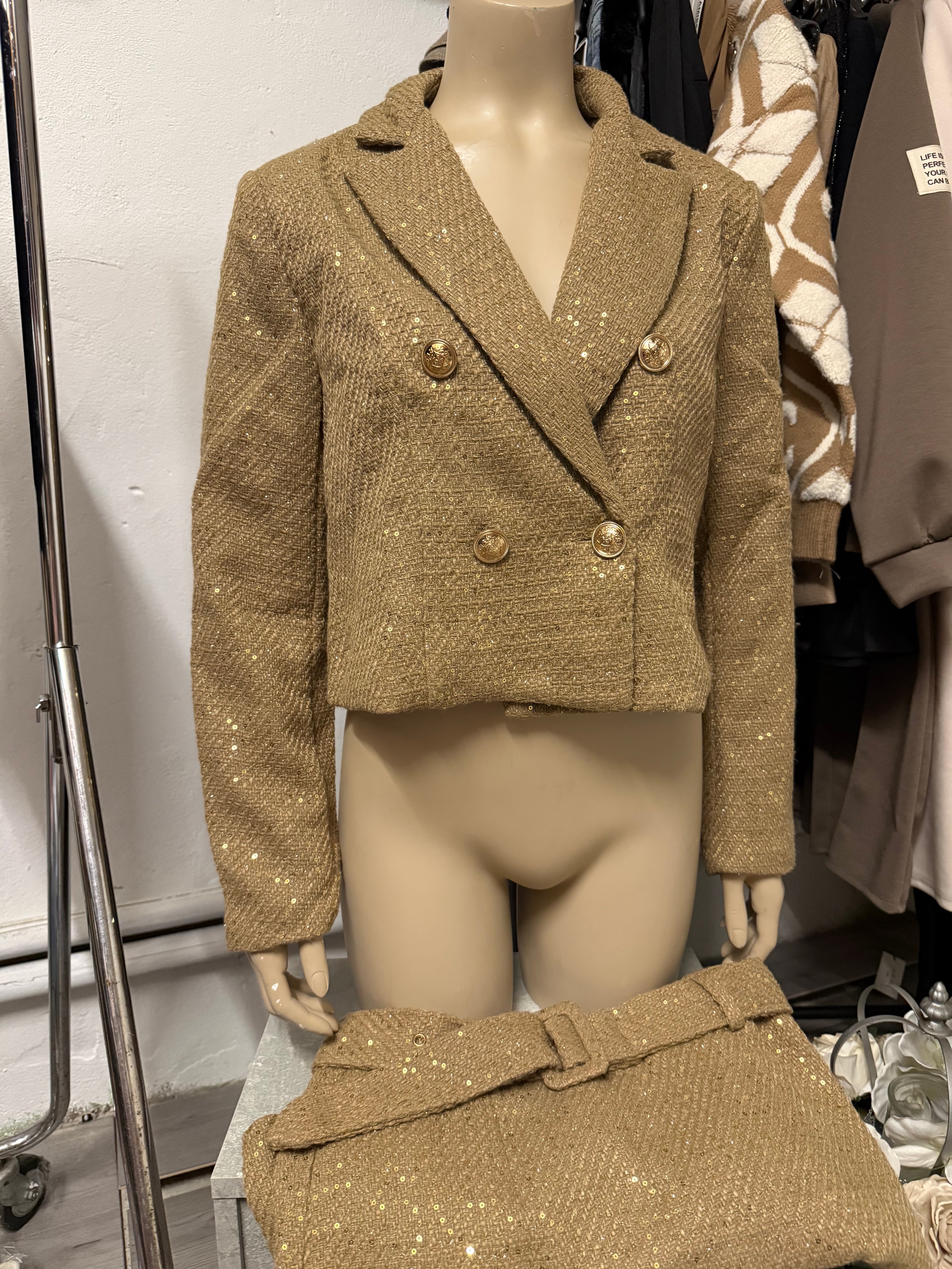 Blazer set beige laatste L