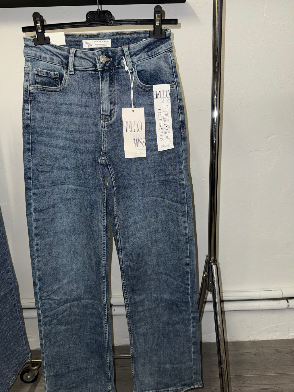 Denim broek Wide leg