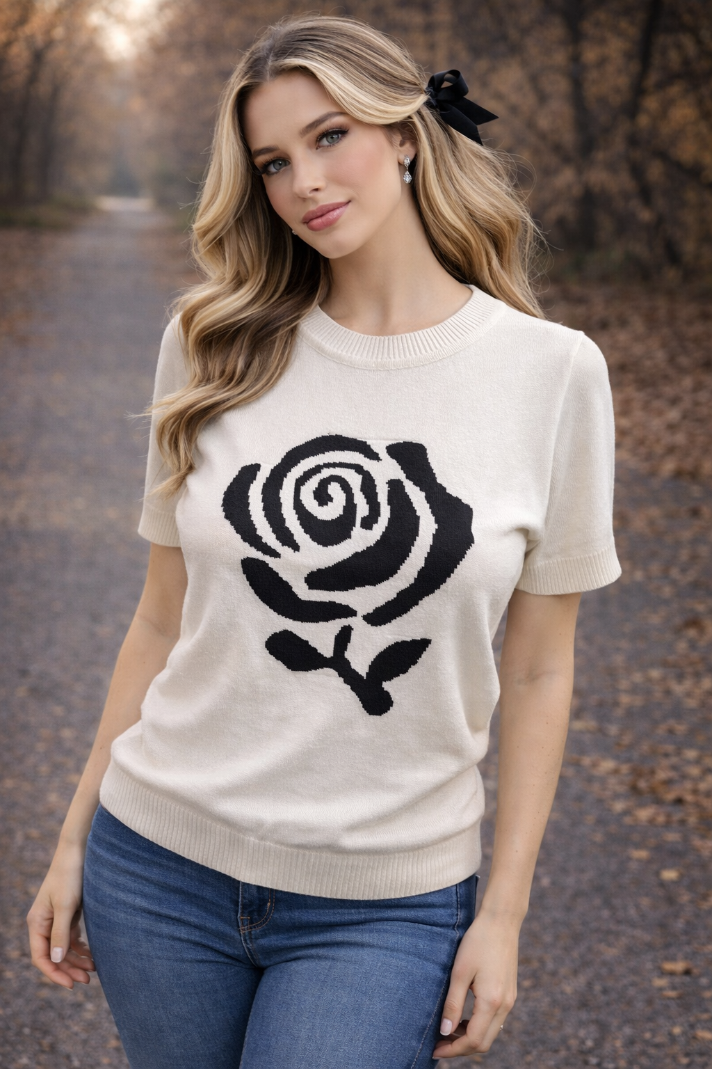 Sky Bloom Top