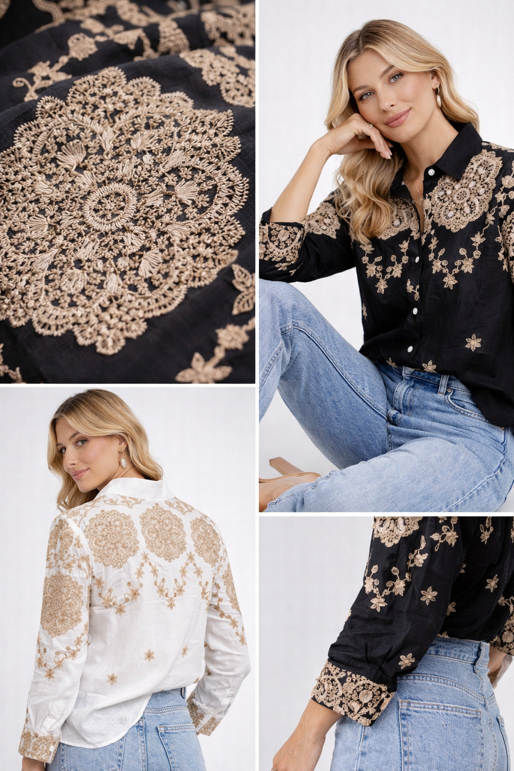Lace Detail Blouse