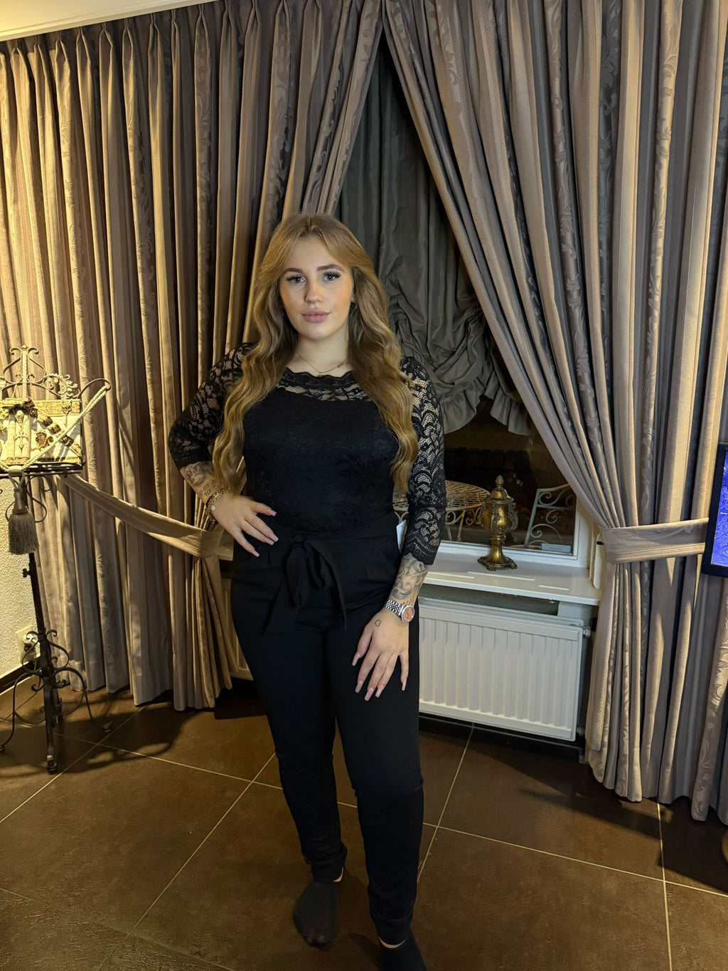 SALE!!!Kanten jumpsuit